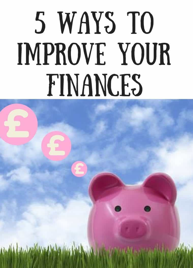 5 ways to improve your finances