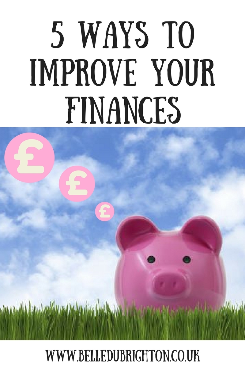 5 ways to improve your finances