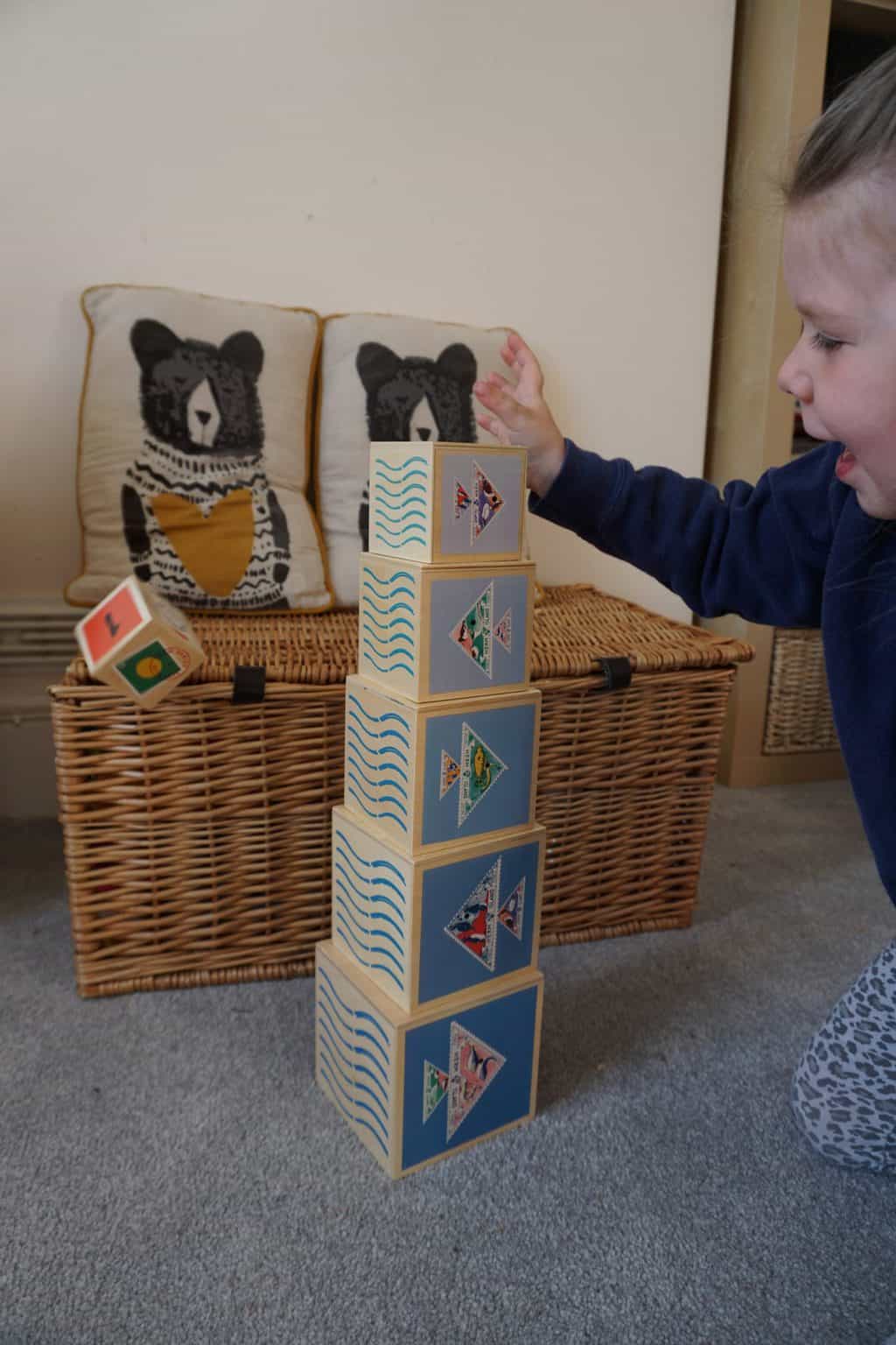 Rockin Baby wooden stacking blocks