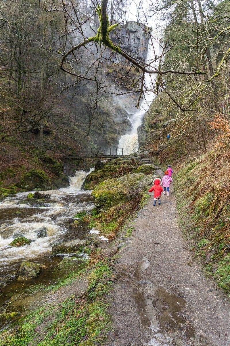 Pistyll Rhaeadr waterfall Wales
