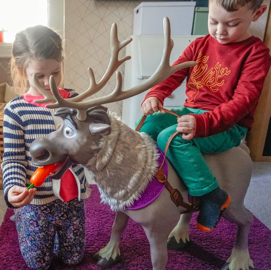 Frozen sales reindeer toy