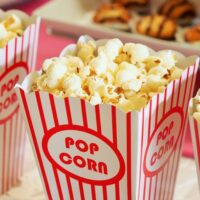 Popcorn in boxes